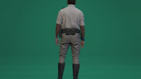 Eli Cop | Male Ped | Multiple Outfits | Optimized & Fivem Ready [Add-On] — image 8