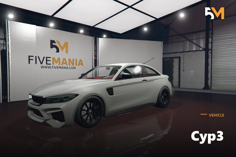 FIVEM Cyp3, Realistic Sports Car [Unbadged] Add-On