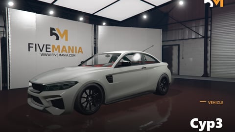 FIVEM Cyp3 | Realistic Sports Car [Unbadged] Add-On | Interior & Exterior | Custom Rims | Working Lights | Optimized | Fivem Ready | High Quality cover