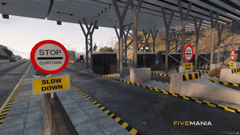 FIVEM Borders | Customs Checkpoint MLO | Interior & Exterior | Custom Props | Add-On | Optimized | Fivem Ready | High Quality — image 4