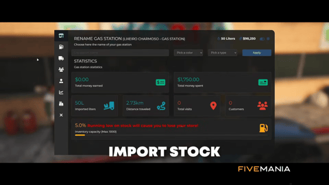 FIVEM Gas Station Ownership | Business Management Script | Ownership & Upgrades | Banking System | Custom UI | Add-On | Optimized | Fivem Ready | High Quality, image 14
