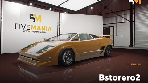 FIVEM Bstorero2 | Realistic Sports Car [Unbadged] Add-On | Interior & Exterior | Fivem Ready | High Quality cover