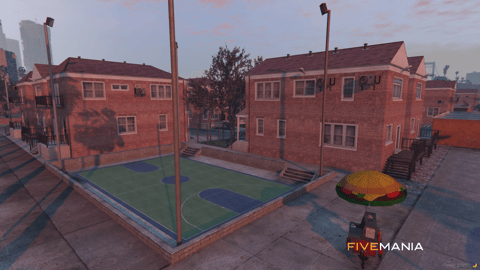 FIVEM Vespucci Hood | Custom Neighborhood Map Edit | Basketball Court & Residential Area | Add-On | Optimized | Fivem Ready | High Quality — image 14