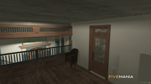 FIVEM Mesa Police Department | Detailed Police Station MLO | Interior & Exterior | Jail Cells | Briefing Room | Armory | Add-On | Optimized | Fivem Ready | High Quality — image 21