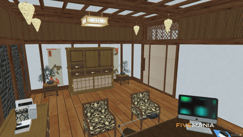 FIVEM Koi Restaurant V2 | Japanese Restaurant MLO | Interior & Exterior | Basement Garage | Add-On | Optimized | Fivem Ready | High Quality — image 9