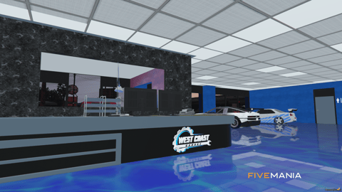 FIVEM West Coast Garage | Full-Service Garage MLO | Interior & Exterior | Multiple Repair Bays | Office & Lounge | Add-On | Optimized | Fivem Ready | High Quality — image 5