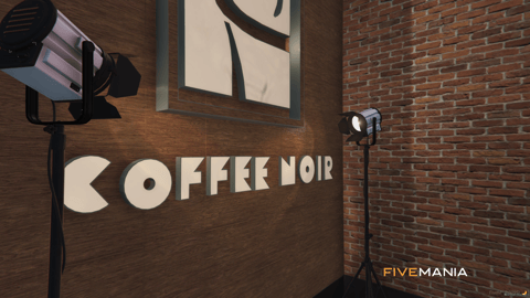 FIVEM Coffee Noir | Modern Lakeside Cafe MLO | Interior & Exterior | Outdoor Seating | Add-On | Optimized | Fivem Ready | High Quality — image 15