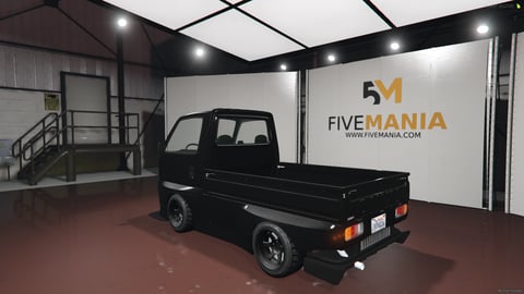 FIVEM Cdy1b | Compact Pickup Truck [Unbadged] Add-On | Custom Wheels | Lowered Stance | Detailed Interior & Exterior | Optimized | Fivem Ready | High Quality, image 8