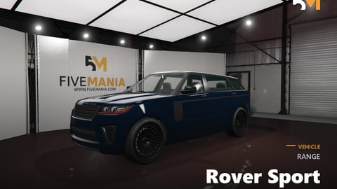 FIVEM Range Rover Sport | Lore Friendly Luxury SUV | Interior & Exterior | Working Lights | Add-On | Optimized | Fivem Ready | High Quality cover