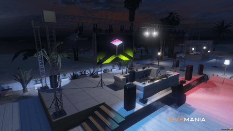 FIVEM Asgard Beach Club | Luxury Beachfront MLO | Interior & Exterior | Multiple Bars | Shop | Tennis Court | Add-On | Optimized | Fivem Ready | High Quality — image 25