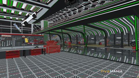 FIVEM Underground Mechanic | Modern Multi-Level Garage MLO | Interior & Exterior | Custom Props | Rooftop Helipads | Vehicle Lifts | Add-On | Optimized | Fivem Ready | High Quality — image 10