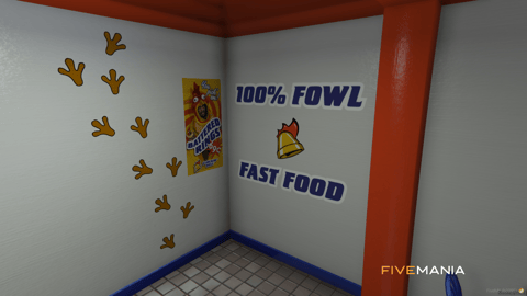 FIVEM Cluckin Bell Rockford Plaza | Fast Food Restaurant MLO | Interior & Exterior | Custom Props | Lore Friendly | Add-On | Optimized | Fivem Ready | High Quality — image 18