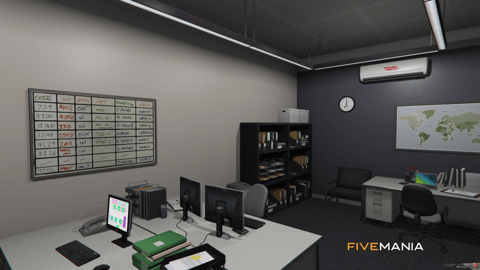 FIVEM Vinewood Police Department | Detailed Police Station MLO | Interior & Exterior | Offices & Jail Cells | Parking Garage | Add-On | Optimized | Fivem Ready | High Quality — image 9