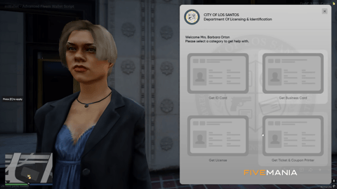 FIVEM Wallet | Advanced Digital Identity & Document Management Script | IDs & Licenses | Business Cards | Admin Control | Job Wallets | Ticket Printer | Optimized | Fivem Ready | High Quality | Add-On, image 11