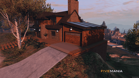 FIVEM Vinewood Hill House | Luxury Hillside MLO | Interior & Exterior | Swimming Pool | Custom Props | Add-On | Optimized | Fivem Ready | High Quality — image 2