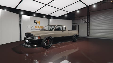 FIVEM Bisc1c | Custom Pickup Truck [Unbadged] Add-On | Custom Tuning | Custom Wheels | Lowered Suspension | Optimized | Fivem Ready | High Quality, image 3