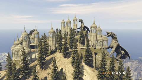 FIVEM Mystical Dragon Castle, Fantasy Fortress MLO, image 3
