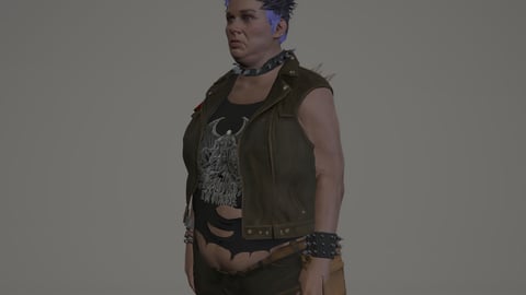Fat | Female Ped | Multiple Outfits | Optimized & Fivem Ready [Add-On] — image 3