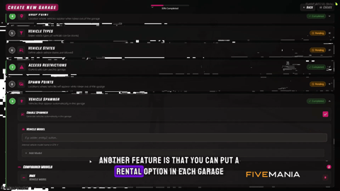 FIVEM Garage Script | Advanced Vehicle Storage System | Custom Garages | Vehicle Spawner | Multi-Vehicle Support | UI & Management | Add-On | Optimized | Fivem Ready | High Quality, image 36