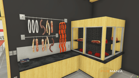 FIVEM Central Butcher Shop, Lore-Friendly Meat Market MLO, image 6