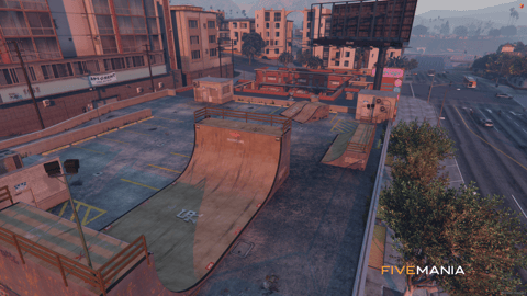 FIVEM Skate Zone Shop | Skate Park & Retail MLO | Interior & Exterior | Skate Ramps | Clothing & Bikes | Custom Props | Add-On | Optimized | Fivem Ready | High Quality — image 22