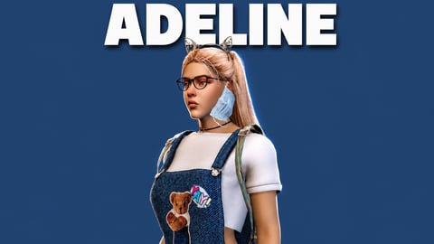 Adeline | Female Ped | Multiple Outfits | Optimized & Fivem Ready [Add-On] cover