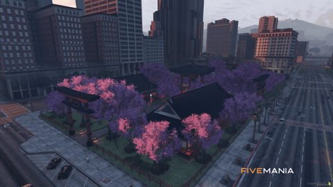 FIVEM Legion Square Tokyo | Japanese Themed Map Edit | Cherry Blossom Trees & Custom Buildings | Optimized | Fivem Ready | High Quality — image 25