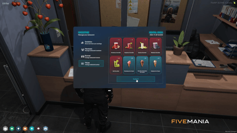 FIVEM Multi Restaurants Mlo +script | Comprehensive Business MLO & Script Pack | Interior & Exterior | Management UI | Ingredient System | Job System | Add-On | Optimized | Fivem Ready | High Quality, image 7