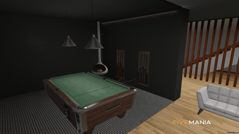 FIVEM Vinewood Villa V2 | Luxury Modern Estate | Interior & Exterior | Pool & Garage | Gym & Kitchen | Add-On | Optimized | Fivem Ready | High Quality — image 13
