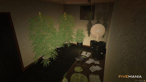 FIVEM Blaze Dispensary | Immersive Cannabis Dispensary MLO | Interior & Exterior | Rooftop Lounge | Grow Room | Office | Add-On | Optimized | Fivem Ready | High Quality — image 14