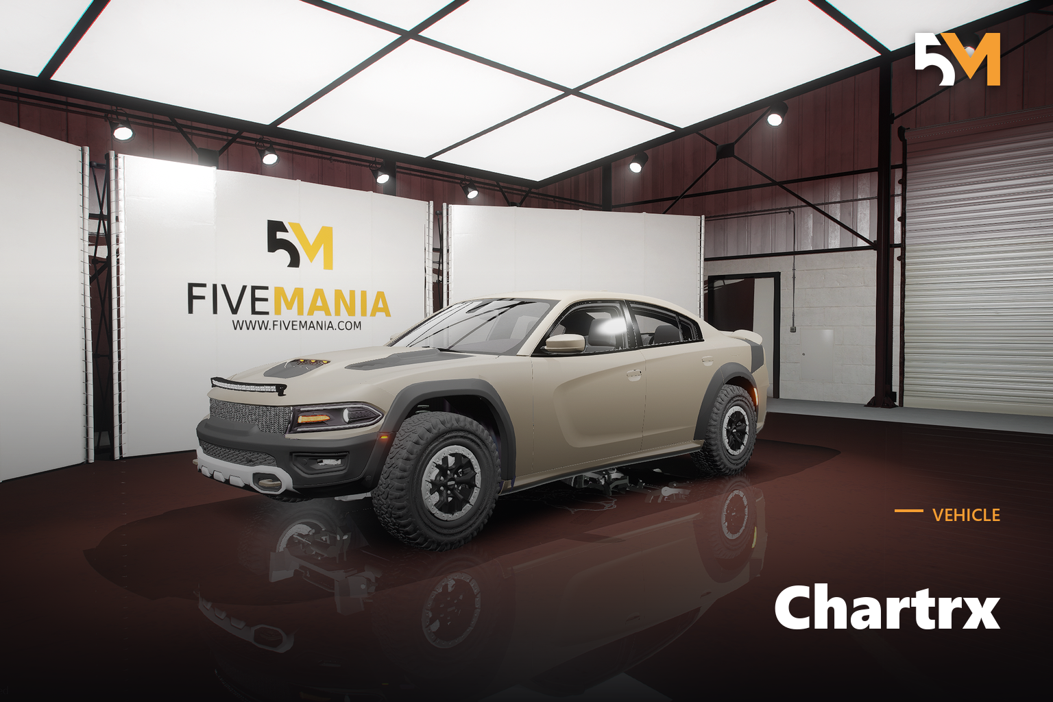 FIVEM Chartrx | Realistic Offroad Sedan [Badged] Add-On | Optimized | Fivem Ready | High Quality