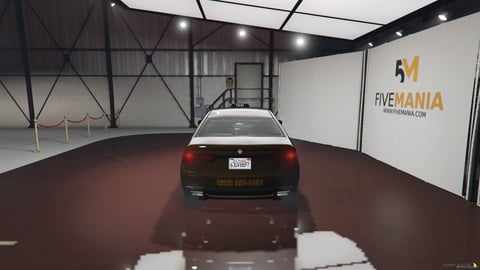 FIVEM BMW 7 Series | Lore Friendly Taxi Sedan Add-On | Liveries | Working Lights | Optimized Interior | Add-On | Optimized | Fivem Ready | High Quality, image 6