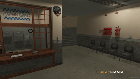FIVEM Sherif Department V2 | Lore-Friendly Sheriff Department MLO | Interior & Exterior | Custom Props | Add-On | Optimized | Fivem Ready | High Quality — image 8