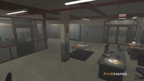FIVEM Sherif Department V2 | Lore-Friendly Sheriff Department MLO | Interior & Exterior | Custom Props | Add-On | Optimized | Fivem Ready | High Quality — image 6