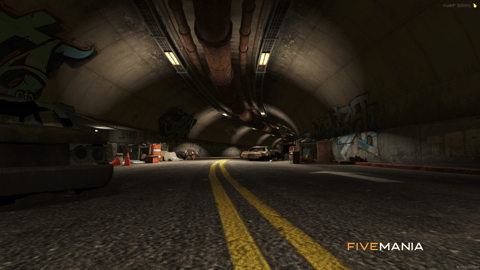 FIVEM Mount Chiliad Tunnel | Expanded Map Location | Interior & Exterior | Working Lights | Road Signs | Graffiti Art | Add-On | Optimized | Fivem Ready | High Quality — image 7