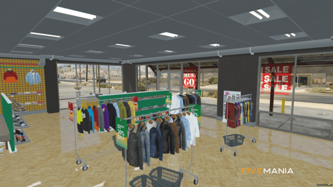 FIVEM Binco V3 | Custom Clothing Store MLO | Interior & Exterior | Custom Props | Add-On | Fivem Ready | High Quality — image 5