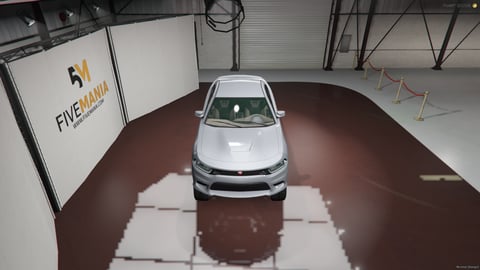 FIVEM Dodge Charger Hellcat | Lifted Sports Sedan [Badged] Add-On | Custom Suspension | Large Chrome Wheels | Interior & Exterior | Optimized | Fivem Ready | High Quality, image 5