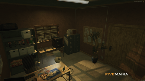 FIVEM Aztecas Hide Out | Custom Gang Hideout MLO | Interior & Exterior | Bar & Billiards | Office Space | Add-On | Optimized | Fivem Ready | High Quality — image 4