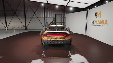 FIVEM Knight | Armored Battle Car [Unbadged] Add-On | Spiked Armor | Rusty Texture | Off-Road Wheels | Add-On | Optimized | Fivem Ready | High Quality, image 7