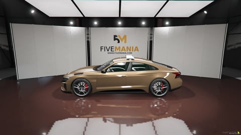 FIVEM Audi e-tron GT | Lore Friendly Unmarked Police Car | Working Lights | HQ Interior | Add-On | Optimized | Fivem Ready | High Quality, image 7