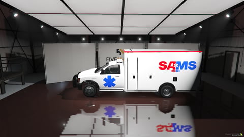 FIVEM Ram 4500 Ambulance | Realistic Emergency Vehicle [Unbadged] Add-On | Working Lights | Custom Liveries | Detailed Interior | Optimized | Fivem Ready | High Quality, image 7