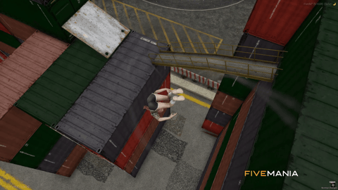 FIVEM Rooftop Rush Parkour | Dynamic Parkour Map | Challenging Routes | Rooftop & Container Courses | Add-On | Optimized | Fivem Ready | High Quality, image 8