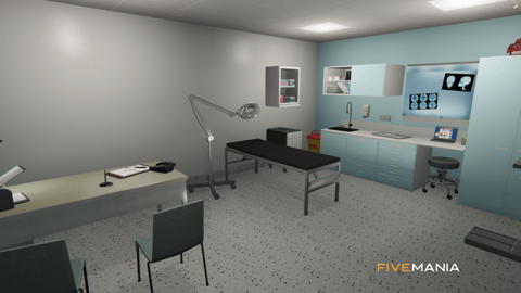 FIVEM Medic Center | Comprehensive Medical Facility MLO | Interior & Exterior | Reception & Patient Rooms | Helipad | Add-On | Optimized | Fivem Ready | High Quality — image 10