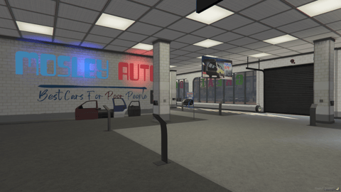 FIVEM Mosley Dealership | Lore-Friendly Auto Dealership MLO | Interior & Exterior | Showroom & Service Bay | Offices | Add-On | Optimized | Fivem Ready | High Quality — image 8