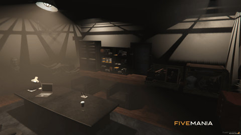 FIVEM Bridge Hideout | Secret Under-Bridge MLO Hideout | Interior & Exterior | Meeting Room | Office Space | Add-On | Optimized | Fivem Ready | High Quality — image 23