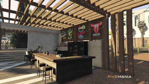 FIVEM Grove Street Lake | Multi-Purpose Waterfront MLO | Gym & Office | Outdoor Lounge | Amphitheater & Beach | Add-On | Optimized | Fivem Ready | High Quality — image 42