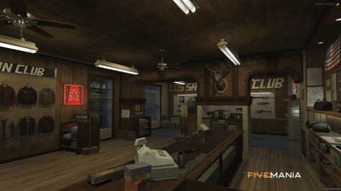 FIVEM Ammunation | Custom Gun Store MLO | Interior & Exterior | Custom Props | Add-On | Optimized | Fivem Ready | High Quality — image 6