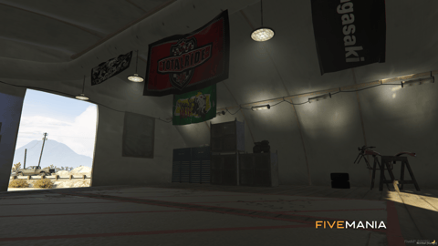 FIVEM Lostmc Sandy Shores Arc | Gang Hideout MLO | Interior & Exterior | Custom Props | Lost MC Themed | Add-On | Optimized | Fivem Ready | High Quality — image 8