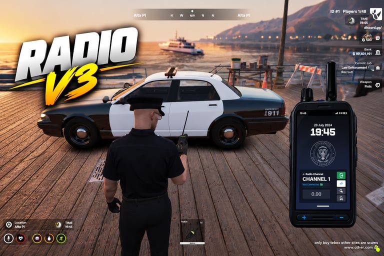 FIVEM Radio V3, Advanced Voice Radio System
