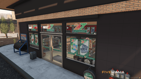 FIVEM Legion Square V3 | Revitalized City Hub Map Edit | Bank MLO | Gas Station | Outdoor Seating | Helipad | Add-On | Optimized | Fivem Ready | High Quality — image 23